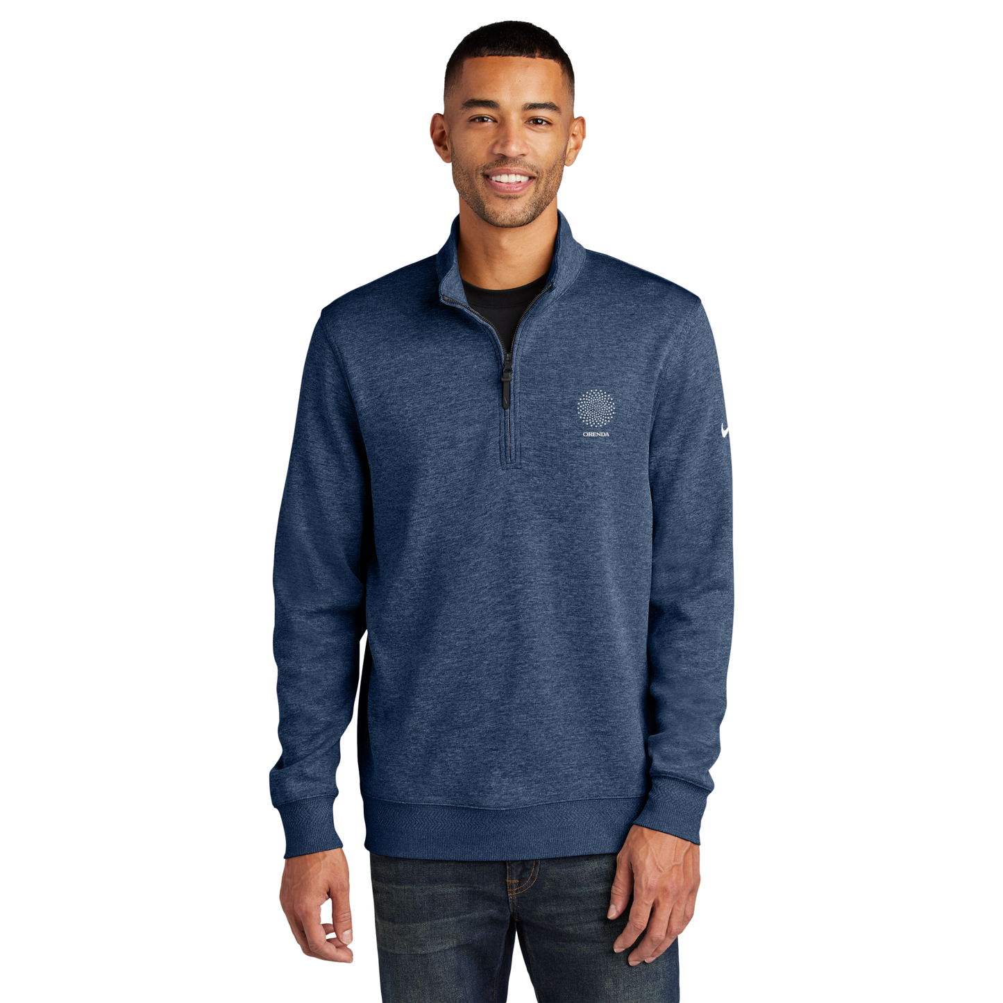 ORENDA - NKFD9892 Nike Dri-FIT Corporate 1/2-Zip - SCREEN PRINTED