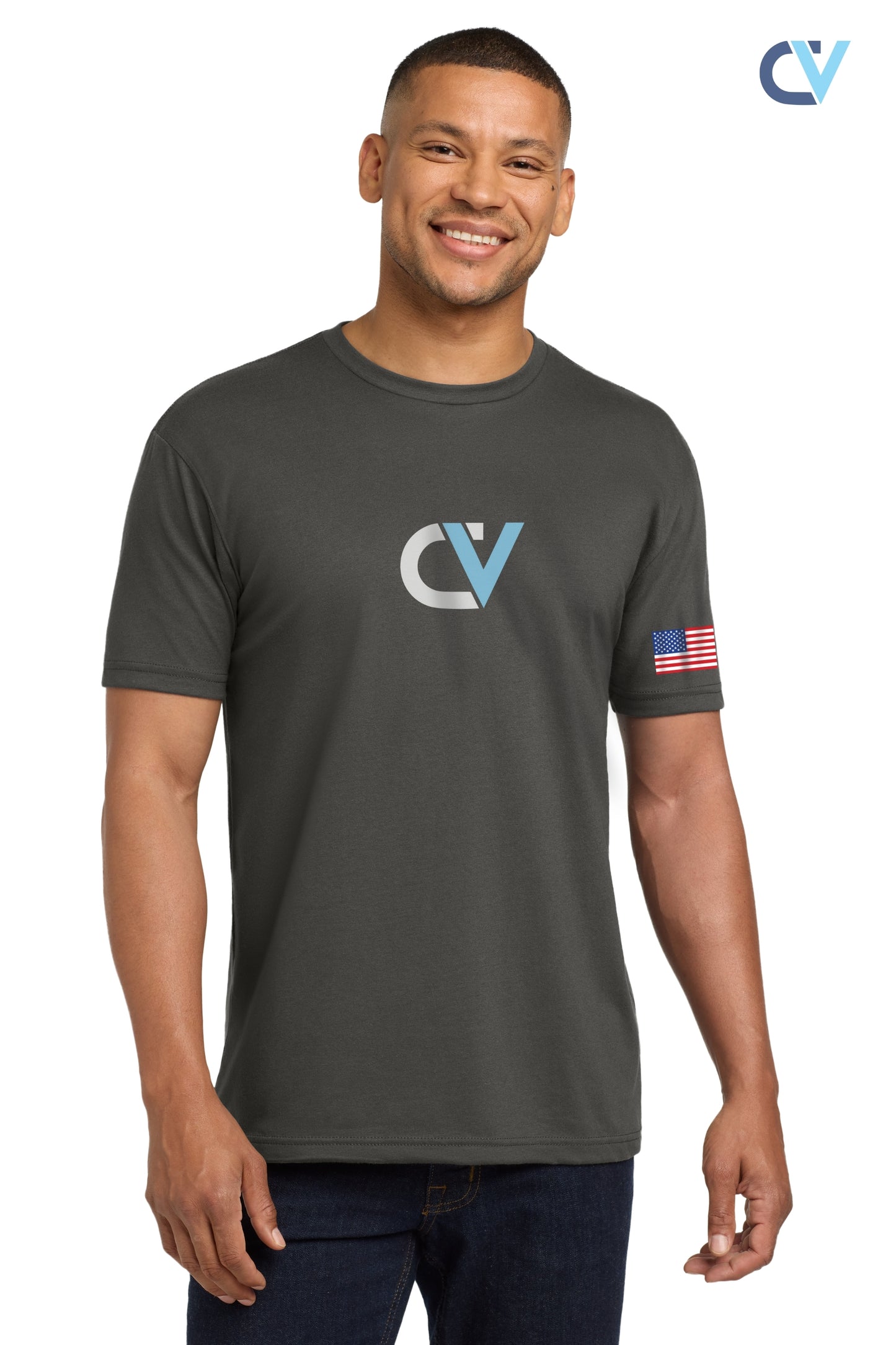 CLEARVIEW - NL6410 - Next Level Apparel® Adult CVC Sueded Tee. NL6410- BOLD