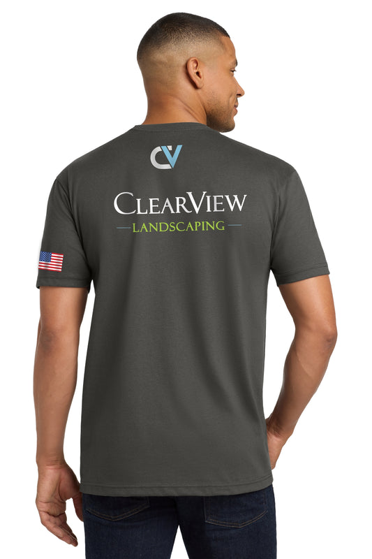 CLEARVIEW - NL6410 - Next Level Apparel® Adult CVC Sueded Tee. NL6410- BOLD