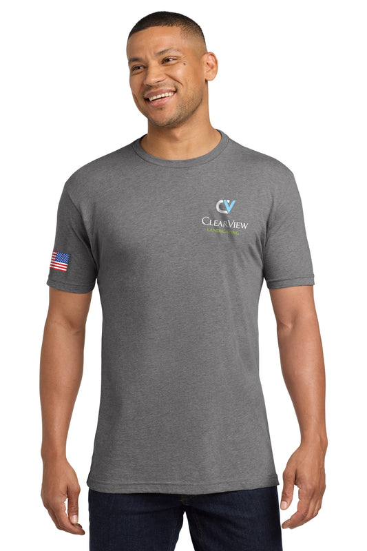 CLEARVIEW - NL6410 - Next Level Apparel® Adult CVC Sueded Tee. NL6410