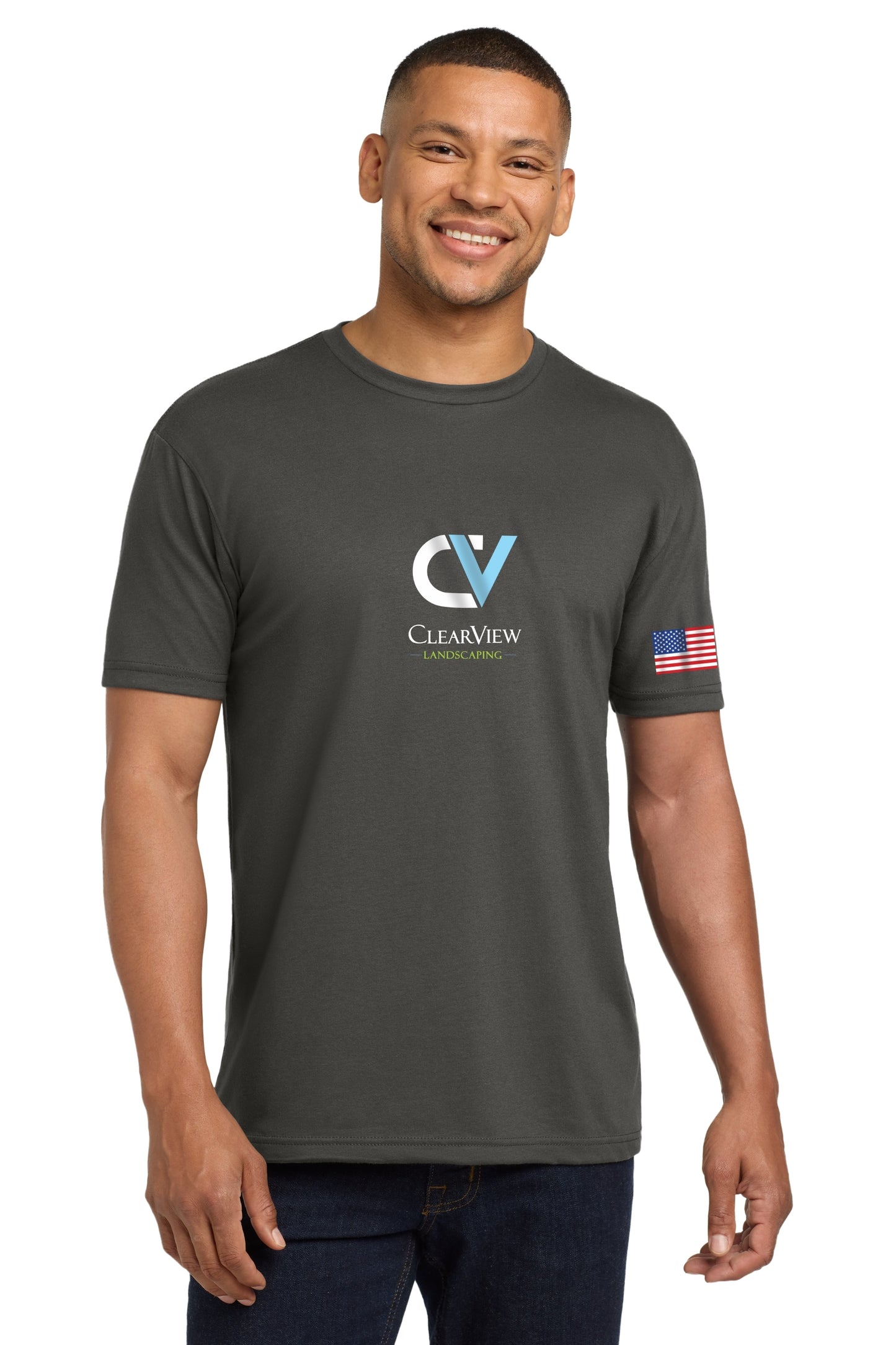 CLEARVIEW - NL6410 - Next Level Apparel® Adult CVC Sueded Tee. NL6410- BOLD