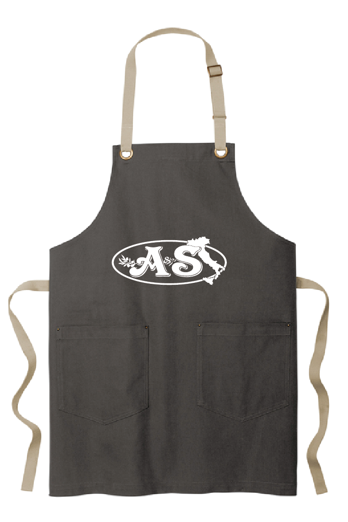 A&S MARKETPLACE/ A815 Port Authority® Canvas Full-Length Two-Pocket Apron