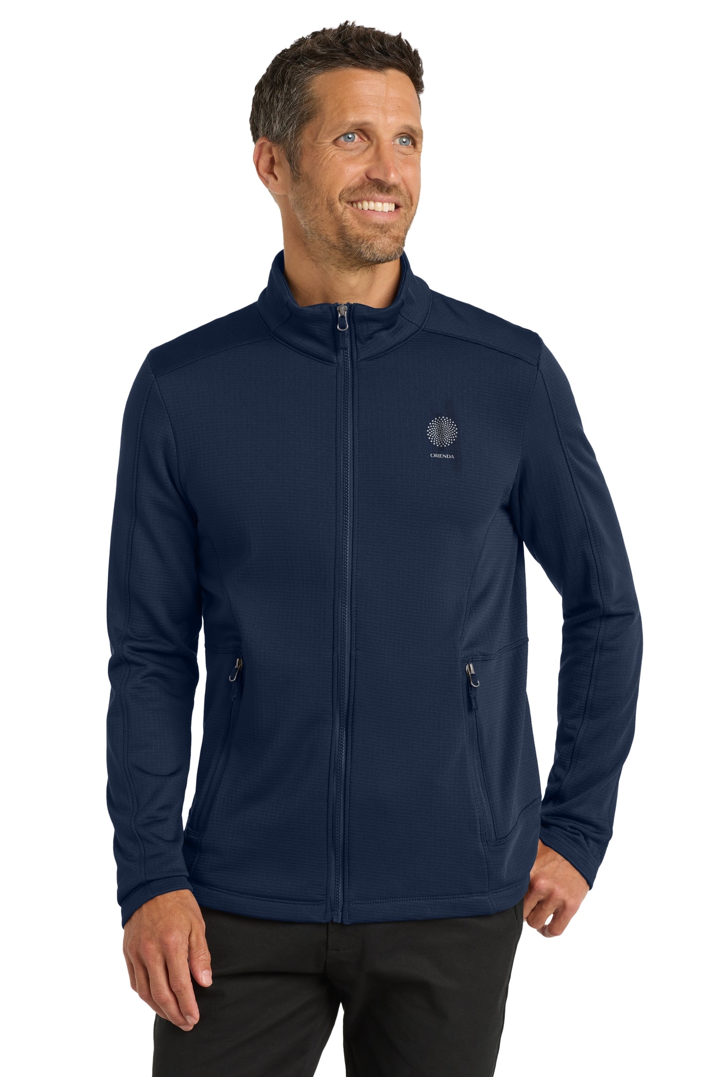 ORENDA - F239 Port Authority® Grid Fleece Jacket - SCREEN PRINTED