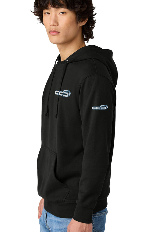 CCS - HOODIE WH- DT6100 DISTRICT BLK
