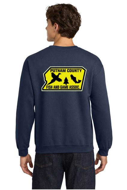 PURNAM COUNTY FISH & GAME ASSOC.-PRINT-18000 Gildan® Heavy Blend™ Crewneck Sweatshirt