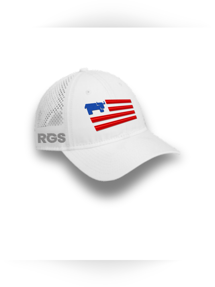 RGS - WHITE - New Era Perforated Performance Cap - NE406