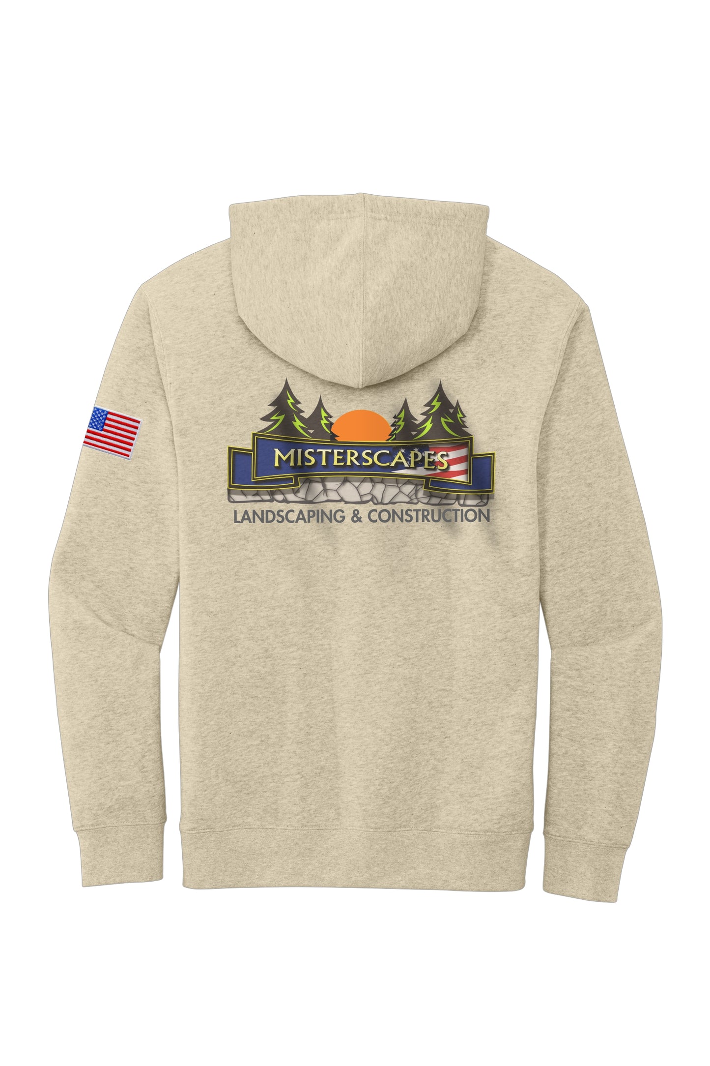 MISTERSCAPES - OATMEAL DT6100 District® V.I.T.™ Fleece Hoodie - FULL COLOR - PRINTED D.T.F