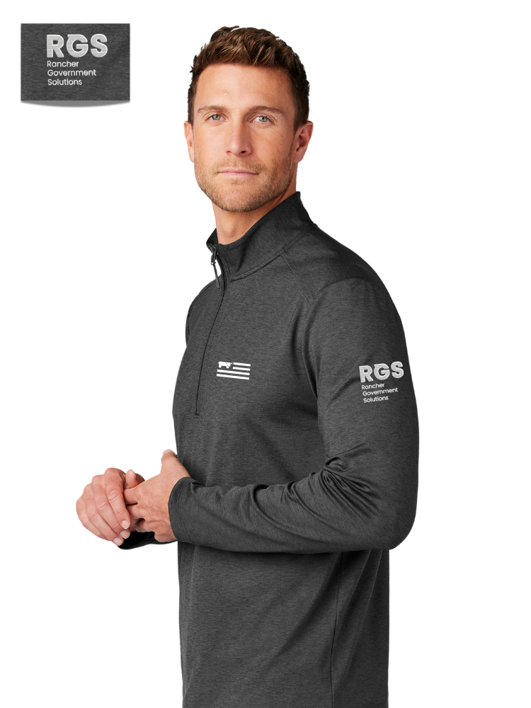 RGS - Double Knit 1/4-Zip - WHITE LOGO