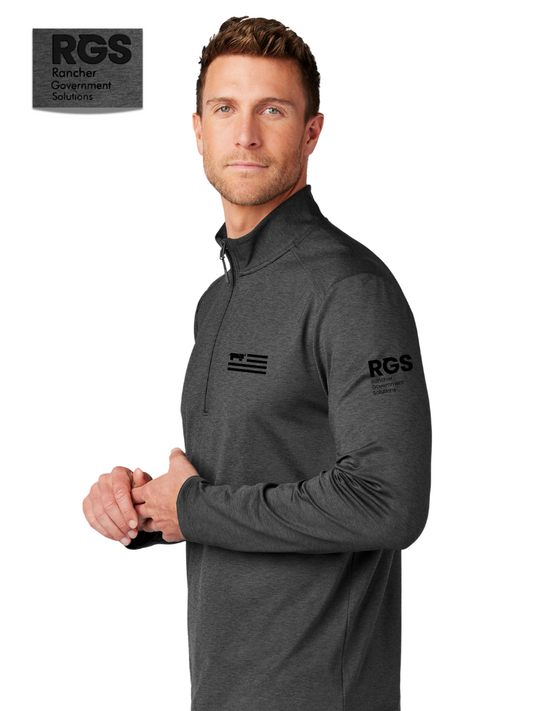 RGS - JACKET - Port Authority - Double Knit 1/4-Zip - BLK LOGO