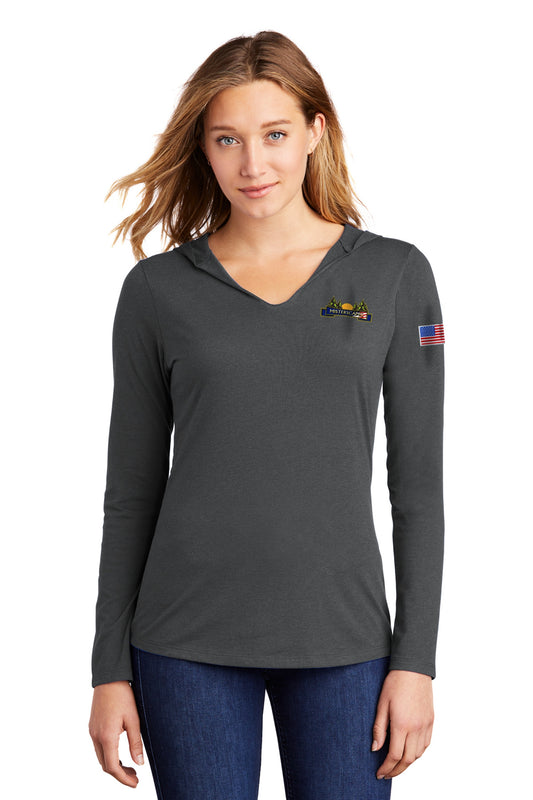 MISTERSCAPES - District® Women's Perfect Tri® Long Sleeve Hoodie. DM139L.