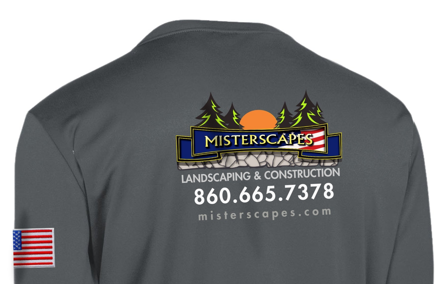 MISTERSCAPES- 5400 Gildan® - Heavy Cotton™ 100% Cotton Long Sleeve T-Shirt - COLOR LOGO-PRINTED- D.T.F. -