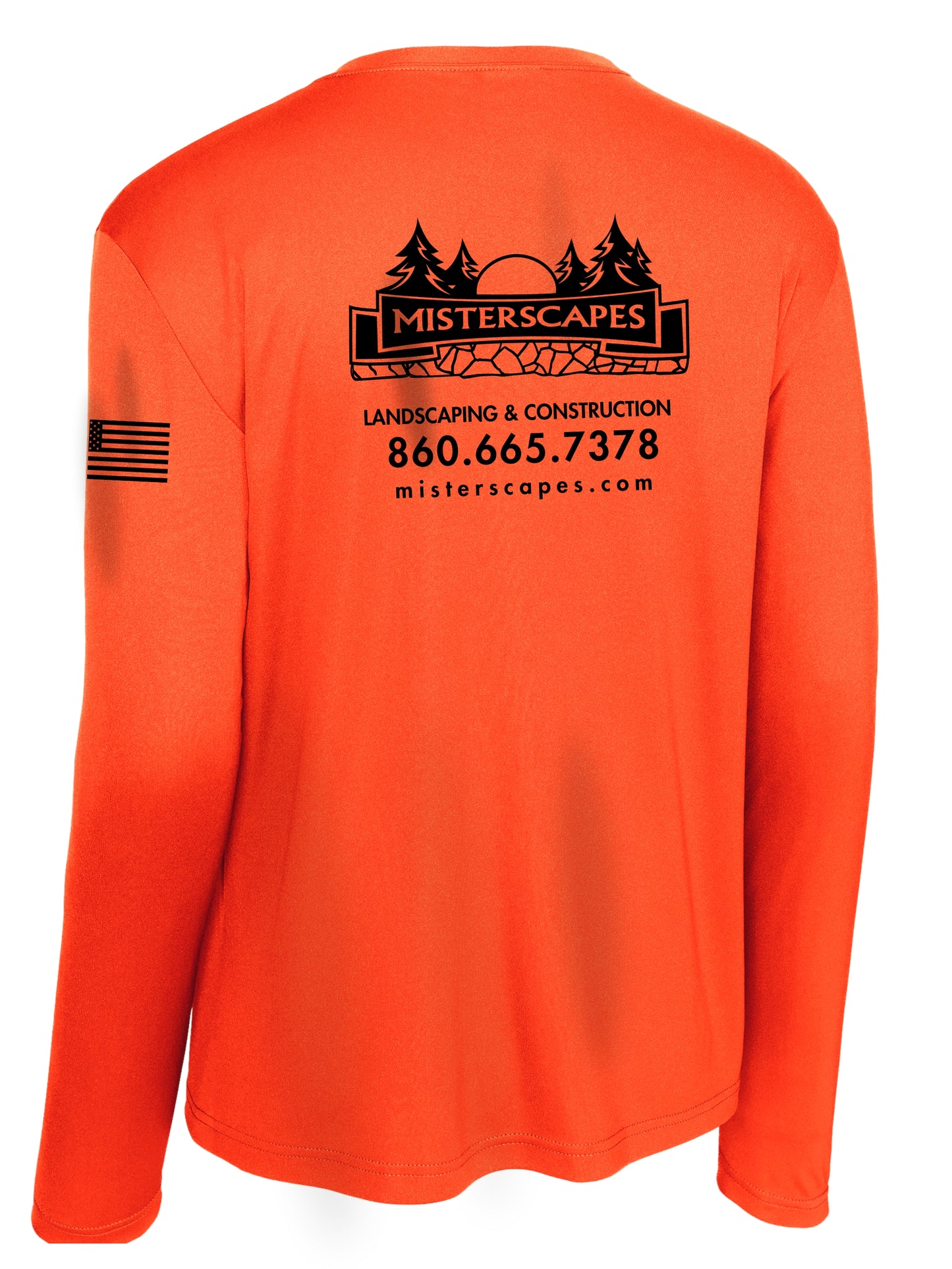 MISTERSCAPES- 5400 Gildan® - Heavy Cotton™ 100% Cotton Long Sleeve T-Shirt - BLACK COPY - PRINTED- D.T.F. -