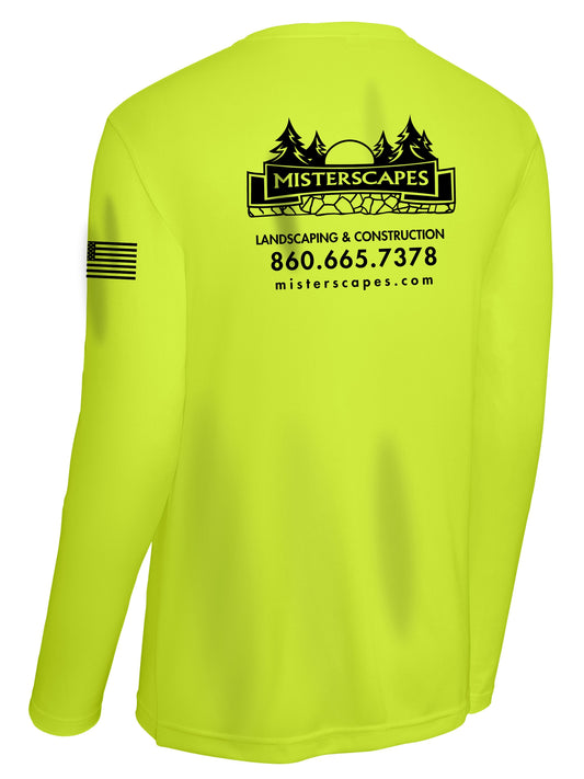 MISTERSCAPES- 5400 Gildan® - Heavy Cotton™ 100% Cotton Long Sleeve T-Shirt - BLACK COPY - PRINTED- D.T.F. -