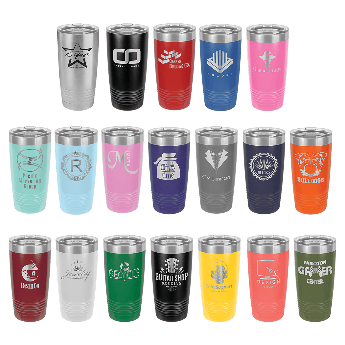 VINNPRINT - ENGRAVING - Polar Camel Ringneck 20 oz. Tumblers