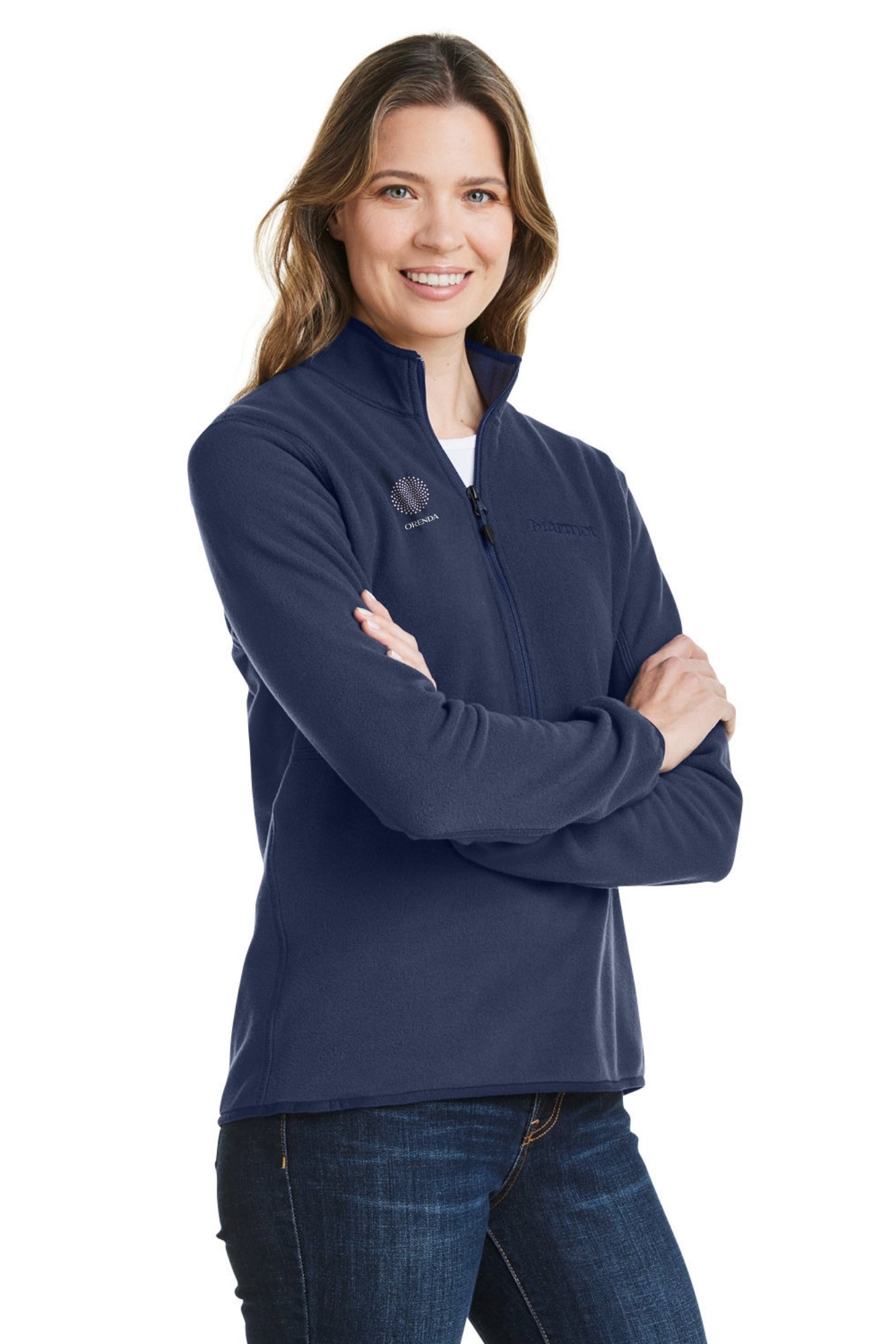 ORENDA - M12403 Marmot Ladies' Rocklin Half-Zip Jacket - STITCHED