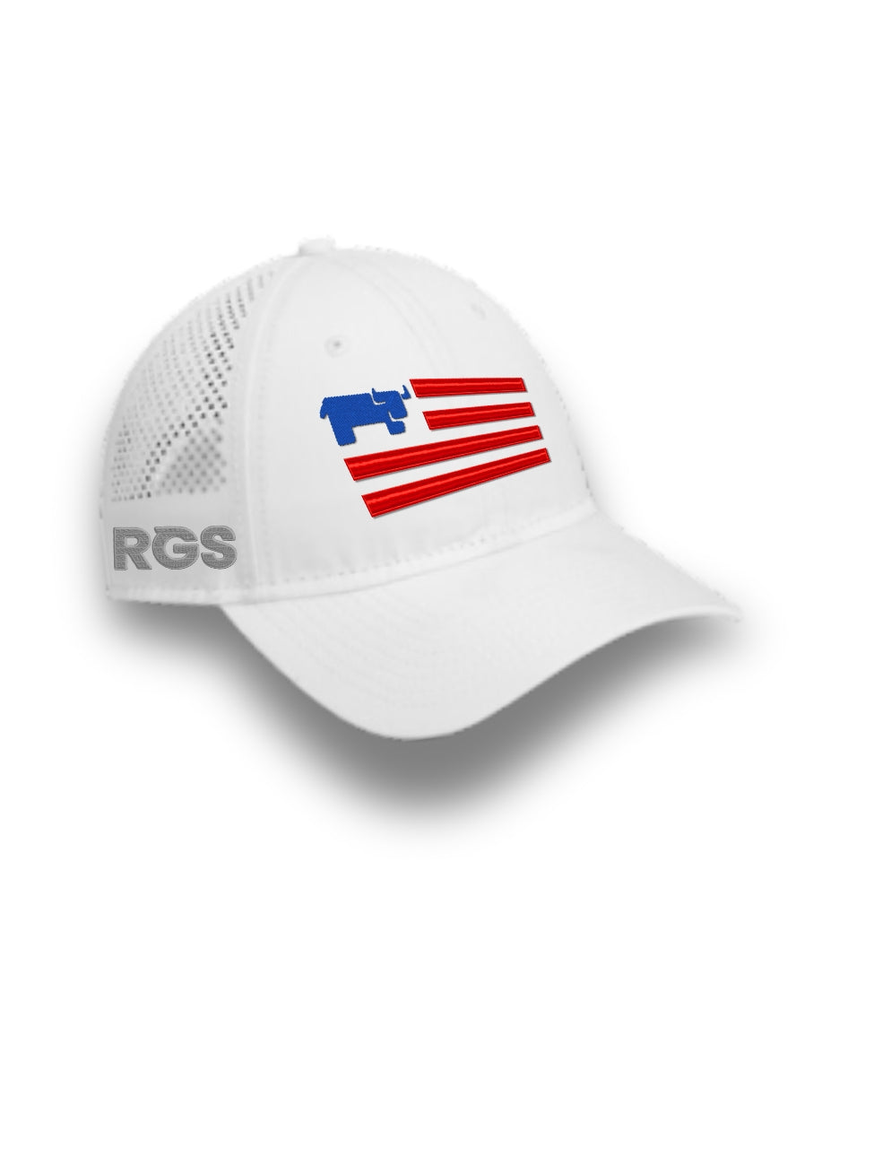 RGS - NO BACKROUND FLAG LOGO New Era Perforated Performance Cap - NE406