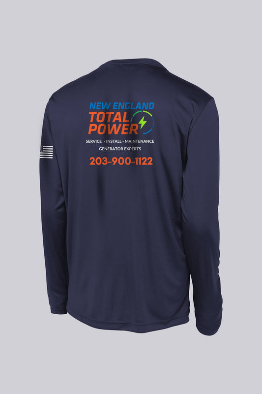POWER - NEW ENGLAND TOTAL - 5400 Gildan® - Heavy Cotton™ 100% Cotton Long Sleeve T-Shirt -SCREEN PRINTED