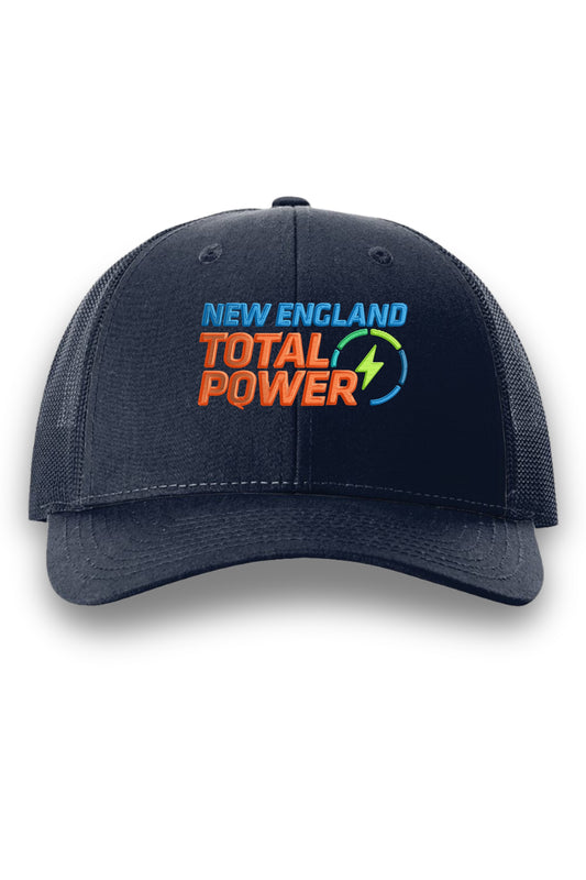 POWER-NEW ENGLAND TOTAL Richardson - Low Pro Trucker Cap - 115 - STITCHED