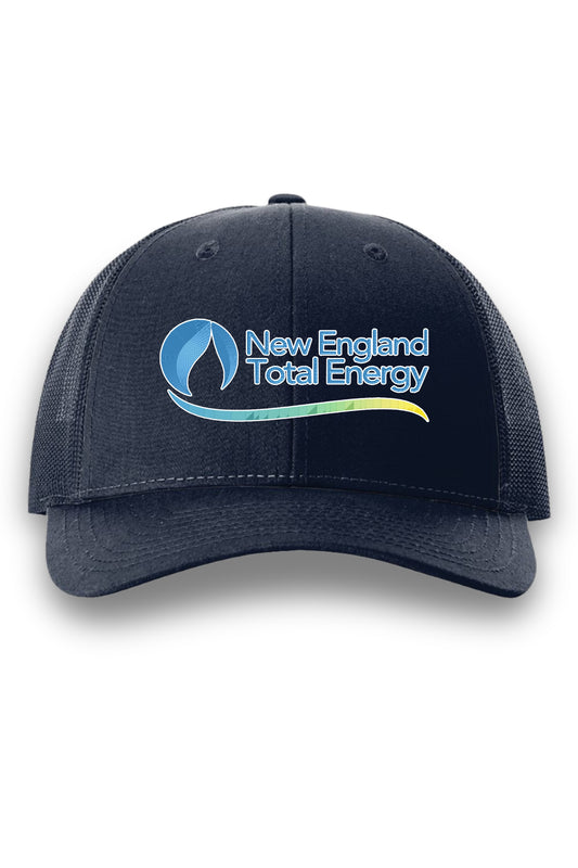 ENERGY - NEW ENGLAND TOTAL FULL LOGO - Richardson - Low Pro Trucker Cap - 115 - STITCHED