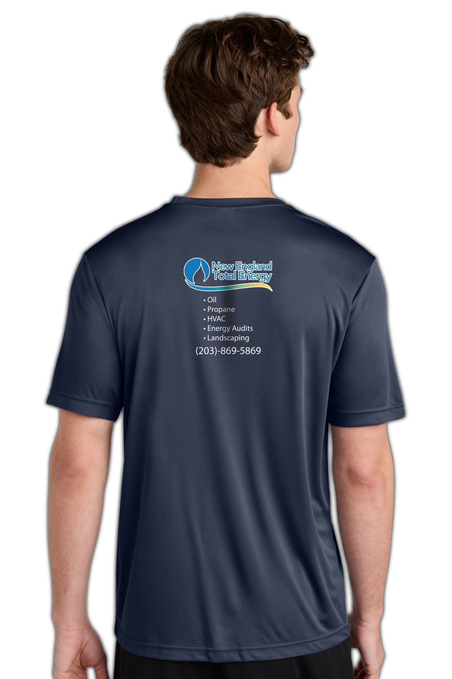 ENERGY - NEW ENGLAND TOTAL - ST350 TRUE NAVY Sport-Tek® PosiCharge® Competitor™ Tee - SCREEN PRINTED