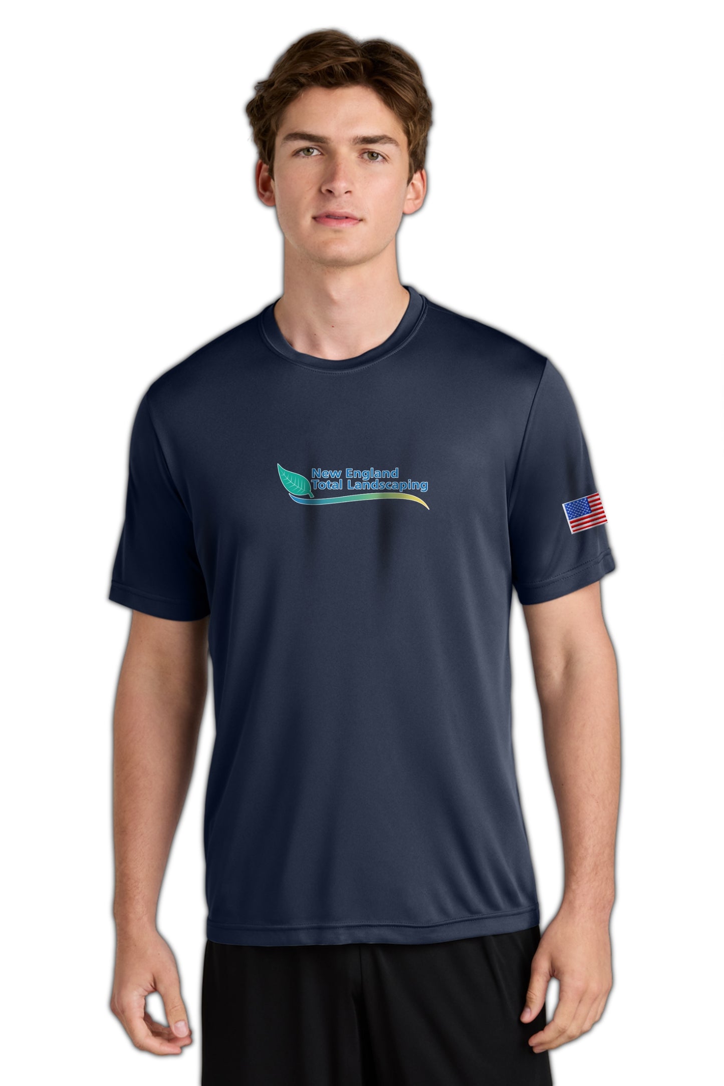LANDSCAPE - NEW ENGLAND TOTAL - ST350 TRUE NAVY Sport-Tek® PosiCharge® Competitor™ Tee - SCREEN PRINTED