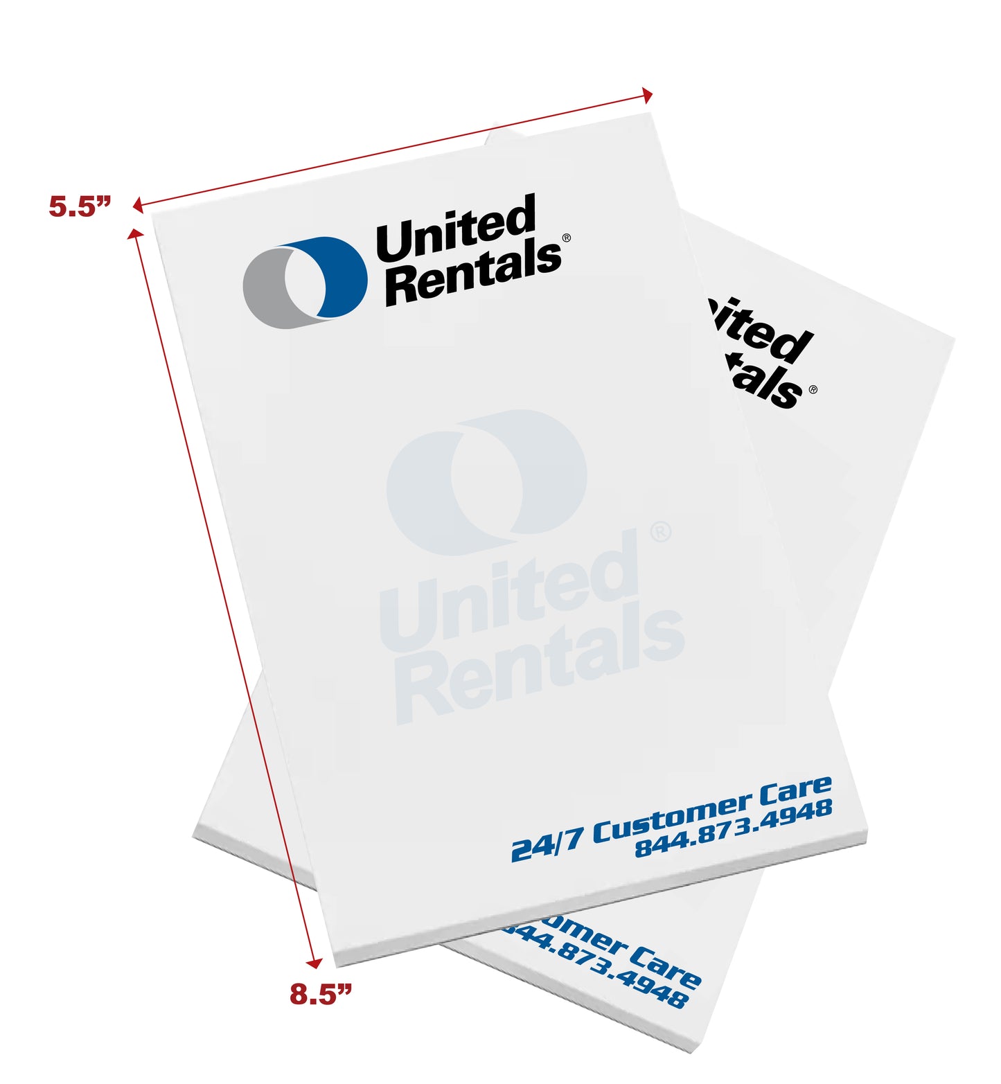 UNITED RENTALS / NOTEPAD 100 pcs