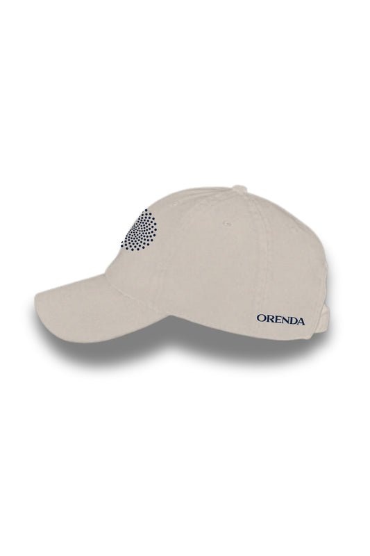 ORENDA - LOGO CIRLCE- STONE COLOR - 47 Brand - Clean Up Cap - 4700 - STITCHED