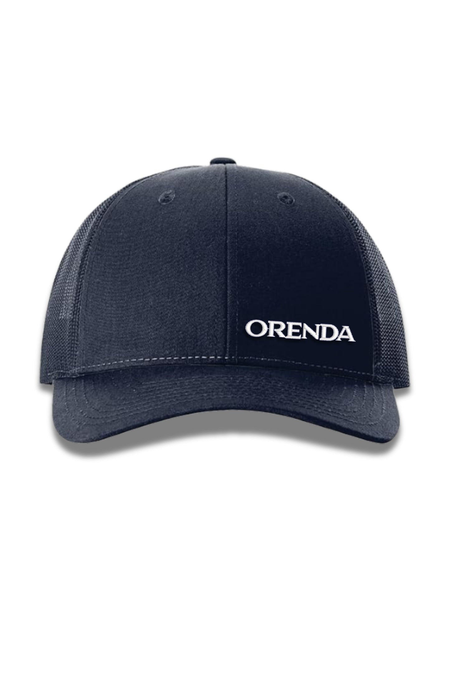 ORENDA -NAME LOGO - BOTTOM LEFT- Richardson - Low Pro Trucker Cap - 115 - STITCHED