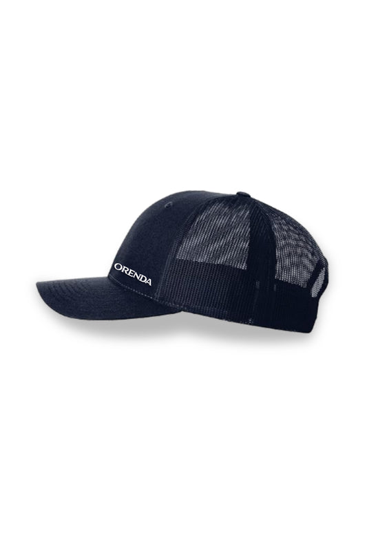 ORENDA -NAME LOGO - BOTTOM LEFT- Richardson - Low Pro Trucker Cap - 115 - STITCHED