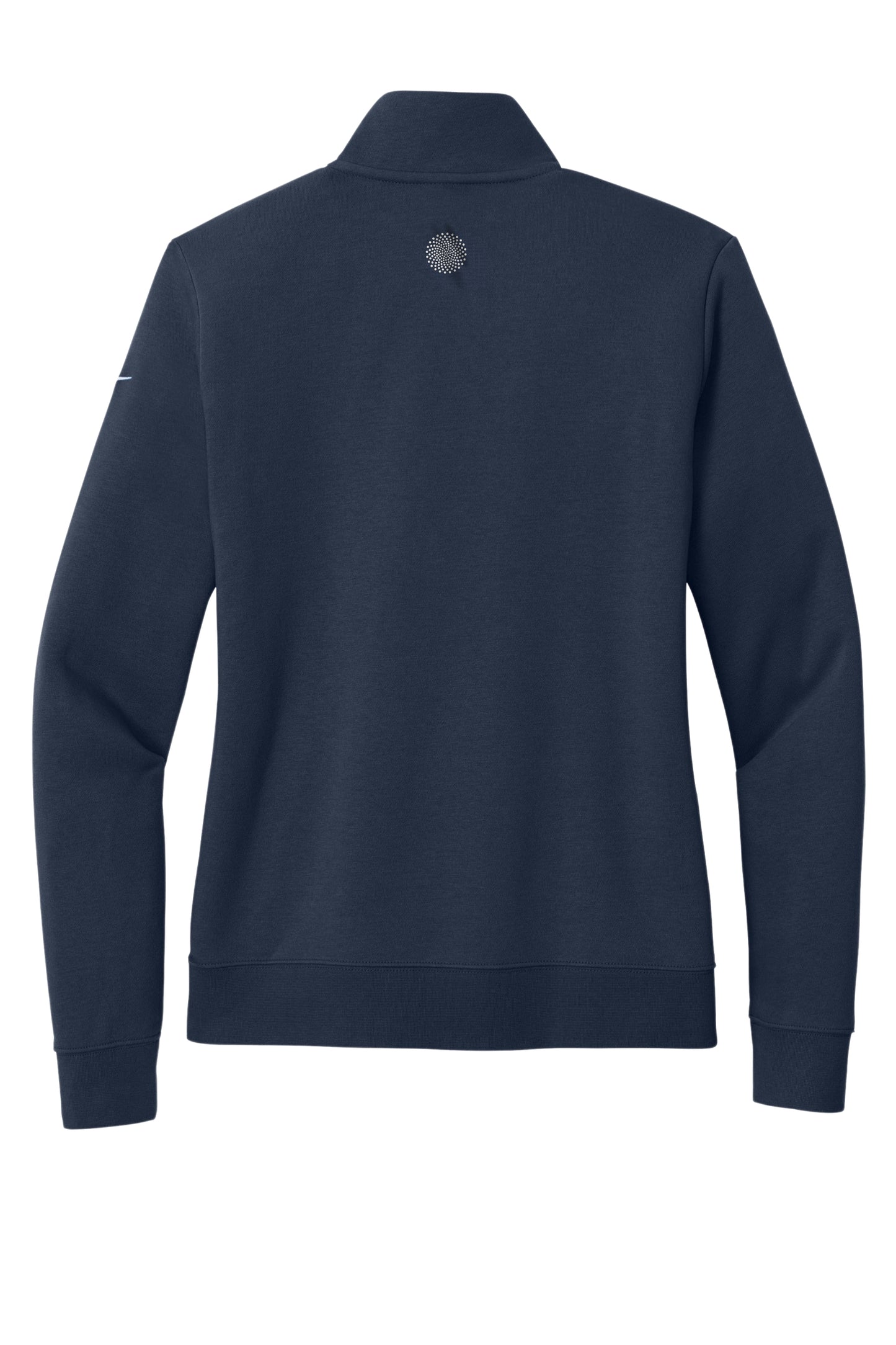 ORENDA- NKDX6720 - MIDNIGHT NAVY Nike Women's Club Fleece 1/2-Zip - SCREEN PRINTED