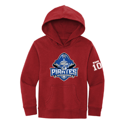 PC PIRATES/ DT6100 YOUTH HOODIE/ PRINT