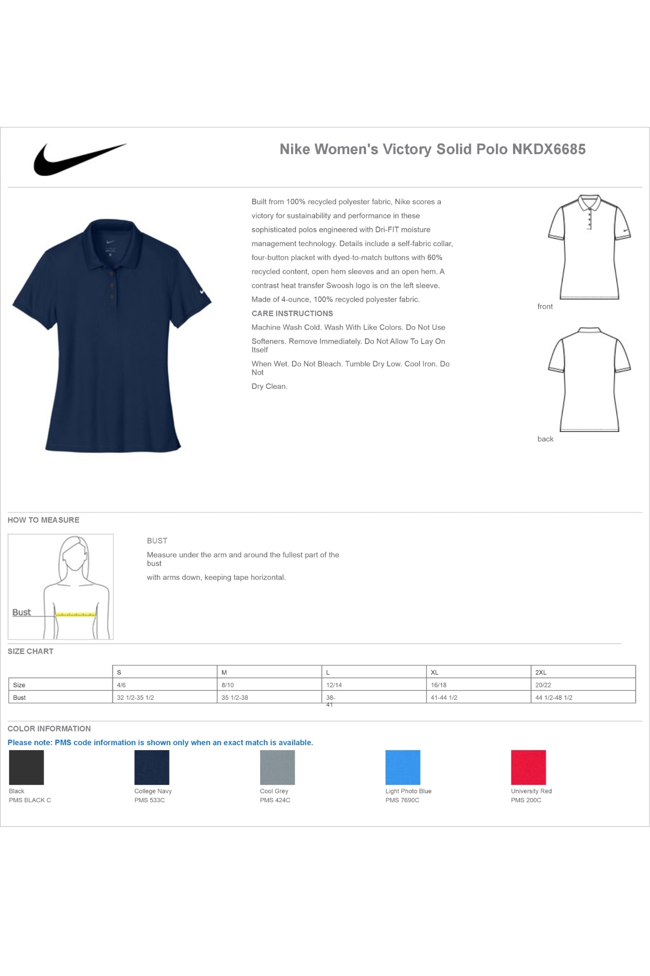 ORENDA - Nike Dri-FIT Legacy Polo. 883681 - SCREEN PRINTED