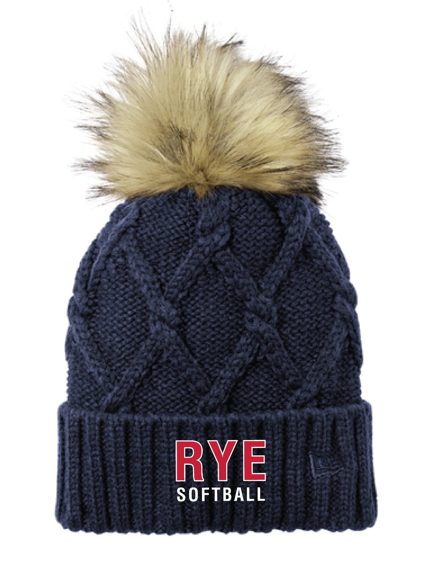 RYE SOFTBALL/ NE911 Pom Beanie