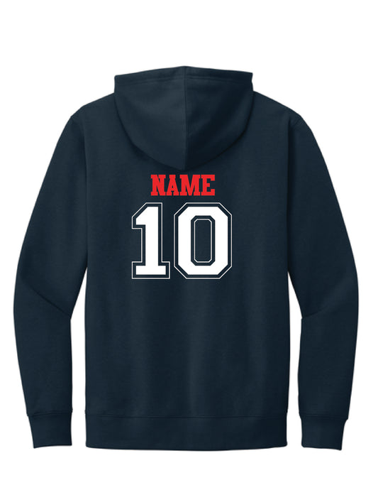 RYE BROOK REBELS BASEBALL / PRINT / DT6100 Fleece Hoodie