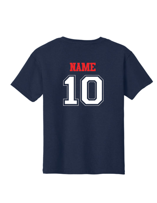 RYE BROOK REBEL BASEBALL / PRINT / 5000B Gildan Youth T-Shirt