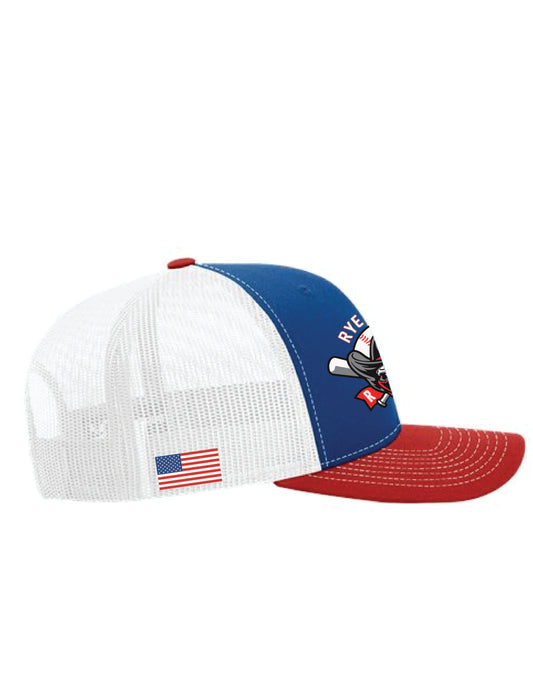 RYE BROOK REBELS BASABALL / EMBROIDERY / 112 Richardson Trucker Cap