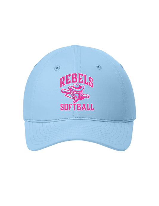 RYE BROOK REBELS SOFTBALL / EMBROIDERY / C994 All-Day Performance UPF Ponytail Cap