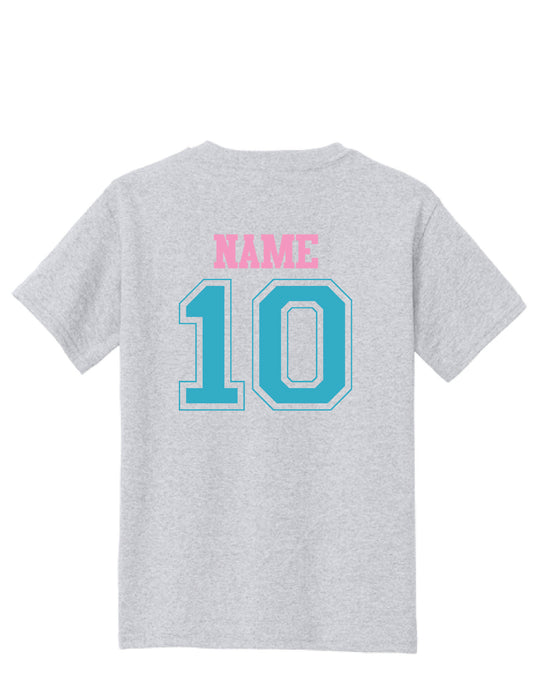 RYE BROOK REBELS SOFTBALL / PRINT / 5000B Youth 100% Cotton T-Shirt