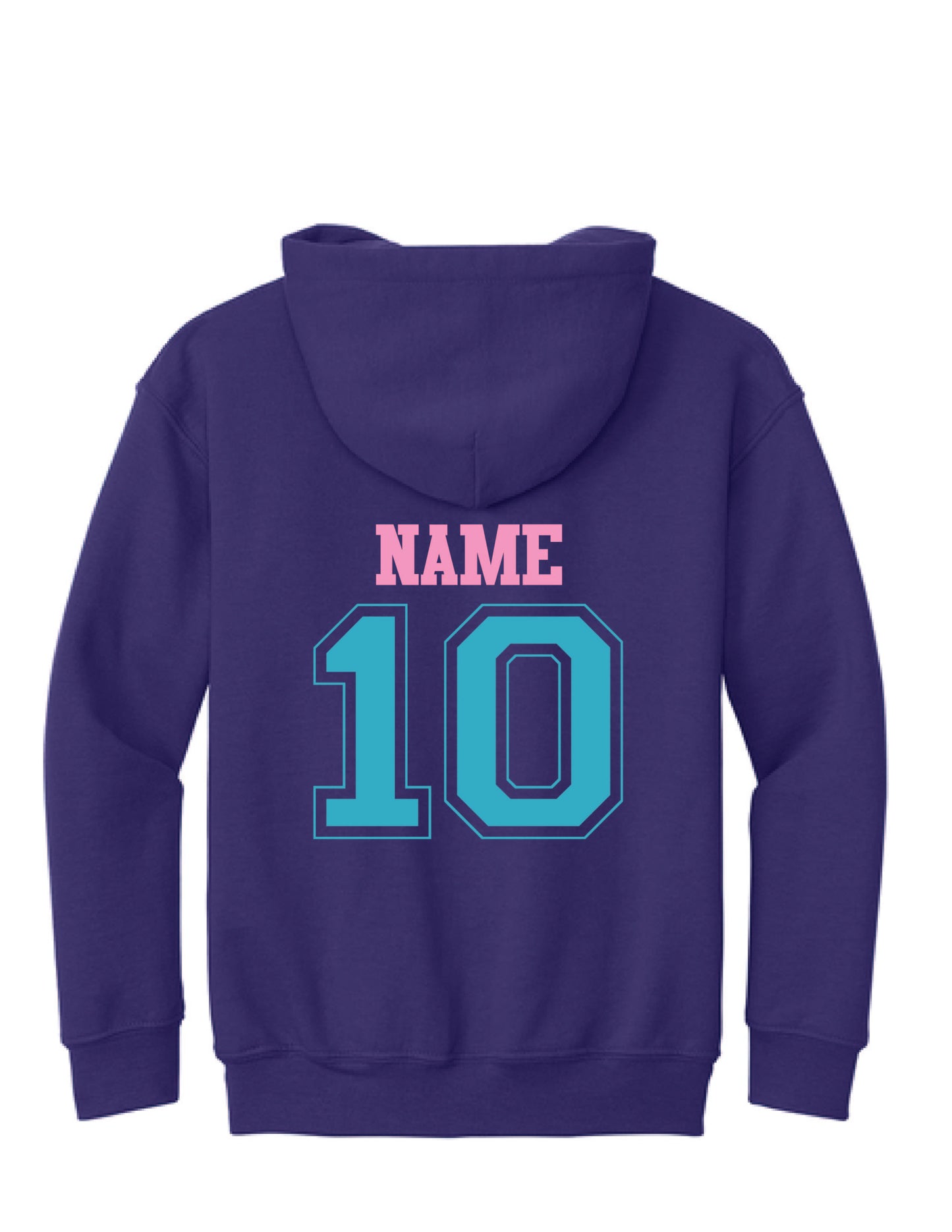 RYE BROOK REBELS SOFTBALL / PRINT / 18500B Youth Heavy Blend™ Hooded Sweatshirt