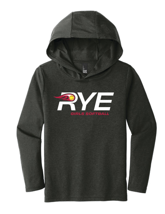 RYE GIRLS SOFTBALL / PRINT / DT139Y Long Sleeve Hoodie Youth