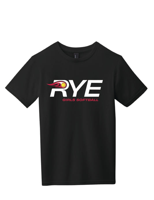 RYE GIRLS SOFTBALL / PRINT / DT6000 District® Very Important Tee®