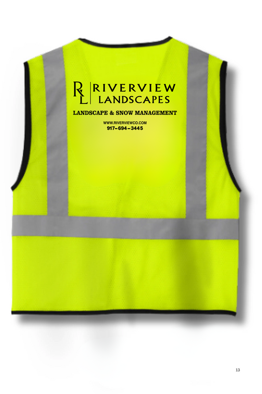 RIVERVIEW- CSV100 - CornerStone ® ANSI 107 Class 2 Economy Mesh One-Pocket Vest. CSV100 - printed - D.T.F