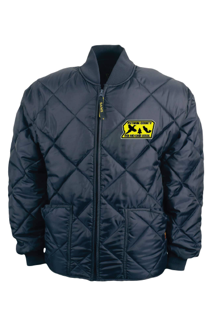 PUTNAM COUNTY FISH & GAME ASSOC.-EMBROIDERY- 1221-J The Bravest Diamond Quilt Jacket