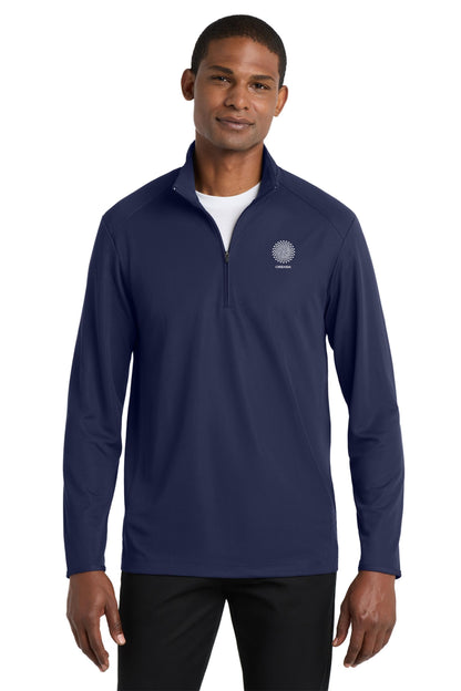 ORENDA - Port Authority® Pinpoint Mesh 1/2-Zip. K806 - PRINTED