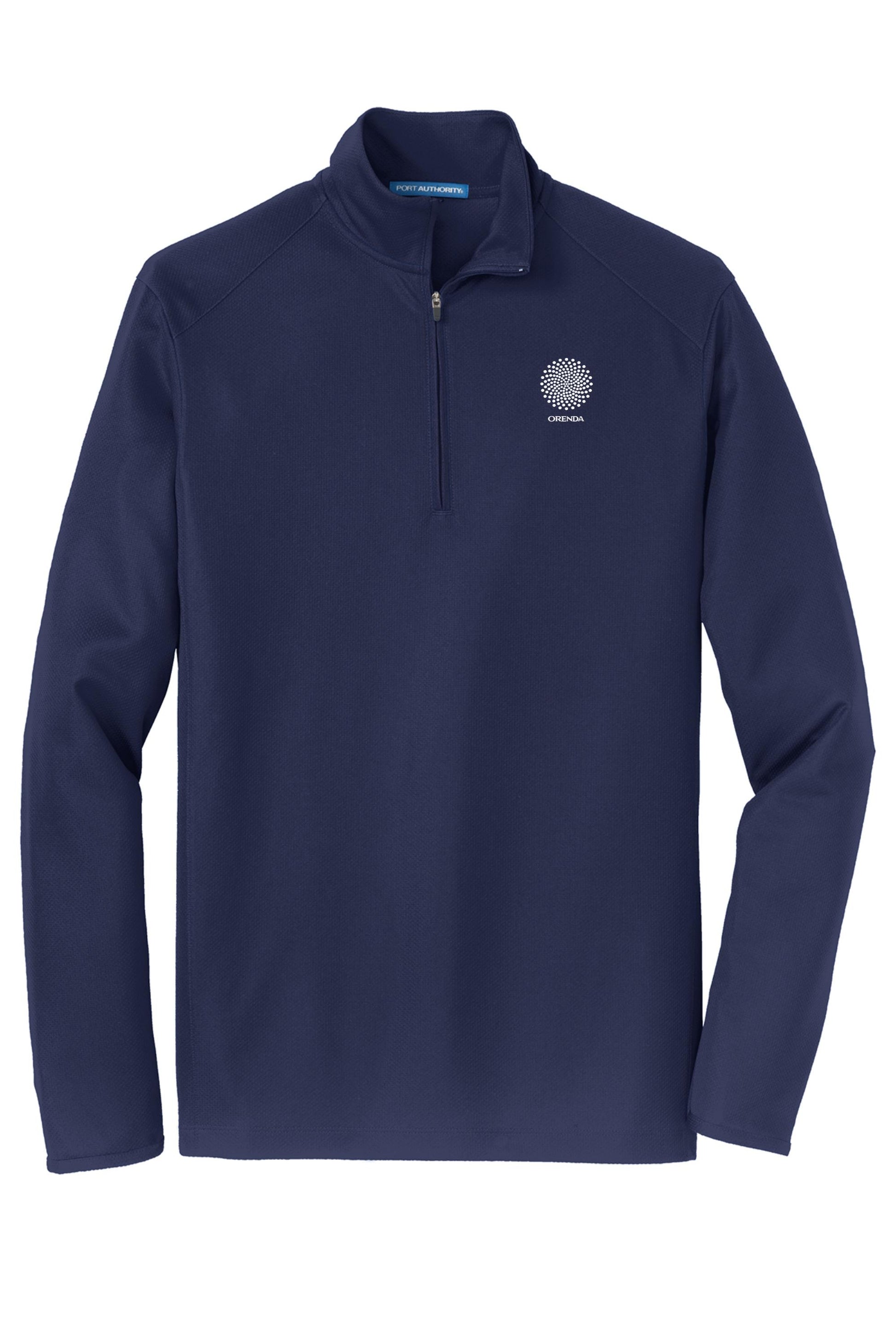 ORENDA - Port Authority® Pinpoint Mesh 1/2-Zip. K806 - PRINTED