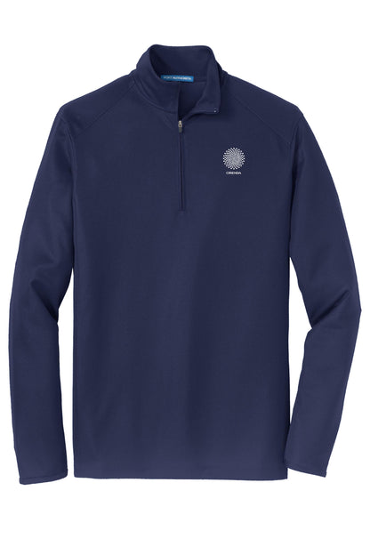 ORENDA - Port Authority® Pinpoint Mesh 1/2-Zip. K806 - PRINTED