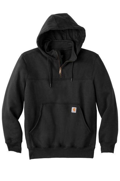 VINNPRINT-EMB- CT100617 Carhartt® Rain Defender® Paxton Heavyweight Hooded Zip Mock Sweatshirt
