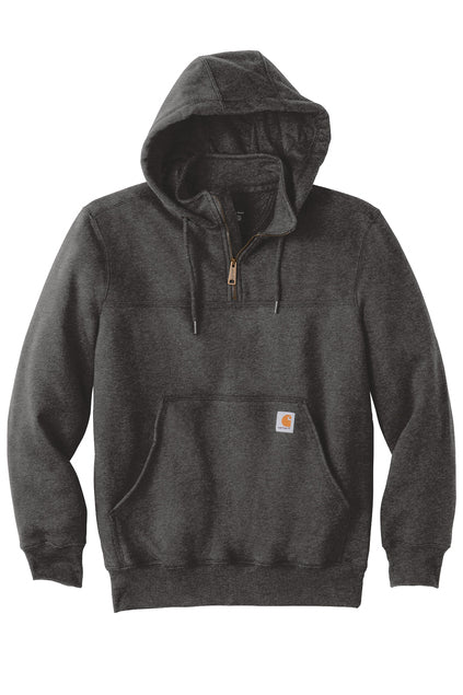 VINNPRINT-EMB- CT100617 Carhartt® Rain Defender® Paxton Heavyweight Hooded Zip Mock Sweatshirt