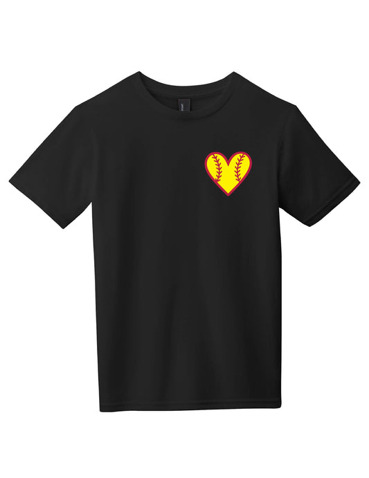 RYE GIRLS SOFTBALL /  PRINT / DT6000Y Youth Tee®