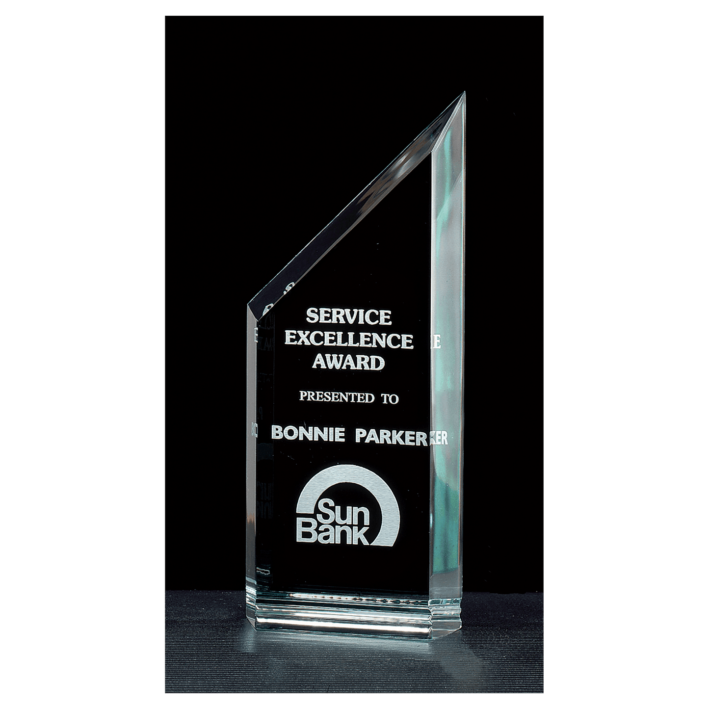 Zenith Series Jade Acrylic Free Standing Award